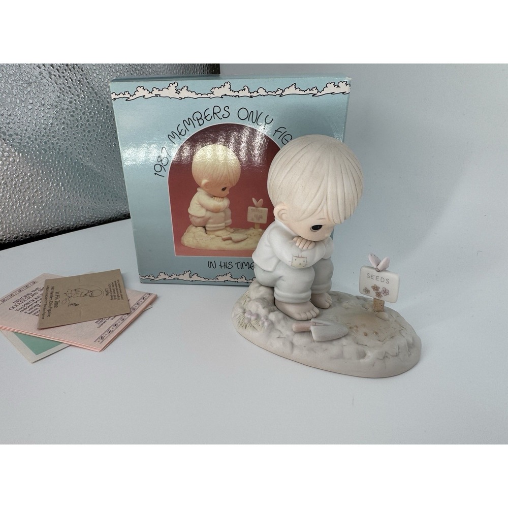 Precious Moments In His Time PM-872 For Members Of The Enesco PM Collectors Club